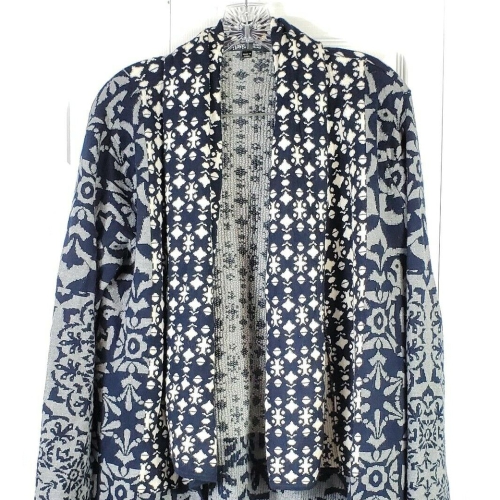 GYPSY 05 Orvieto damask wool duster cardigan S